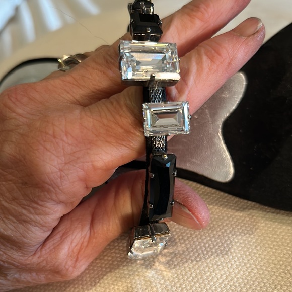 Giuseppe Zanotti design heels with emerald cut Swarovski crystals - Picture 7 of 8